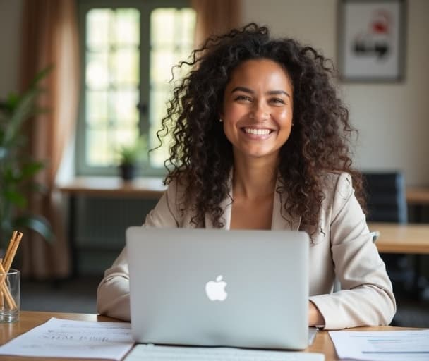 Latina woman working on financial planning