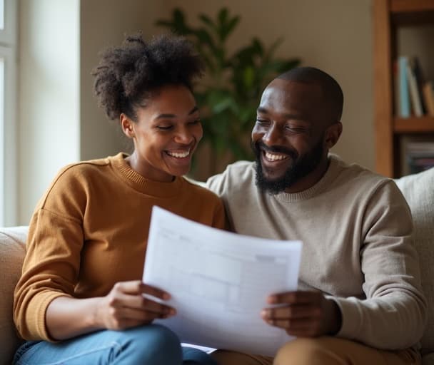 Family achieving financial freedom